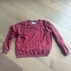 THE GREAT. Vintage Red Sweatshirt